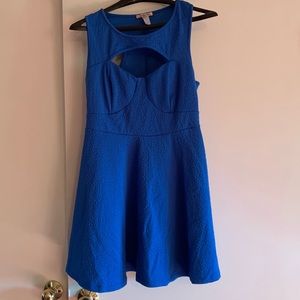 Blue dress
